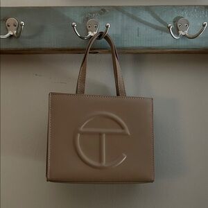 Telfar Brown Mini Tote Bag